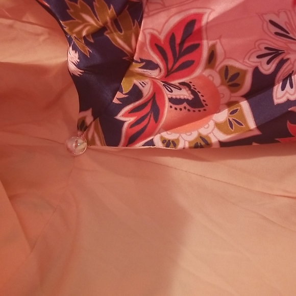 Alexia Admor High-low Ruffle Silhouette "Tala" Maxi Dress Pink/Mixed Print 6 NWT - Picture 9 of 11